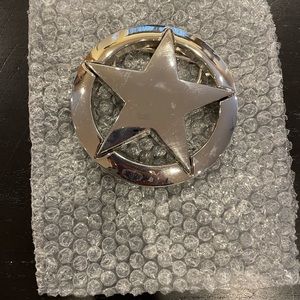 Silver Star Belt Buckle